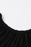 Split Neck Pleated Loose Top