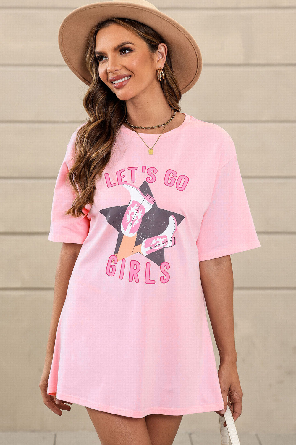 Lets Go Girls Western Graphic Tee