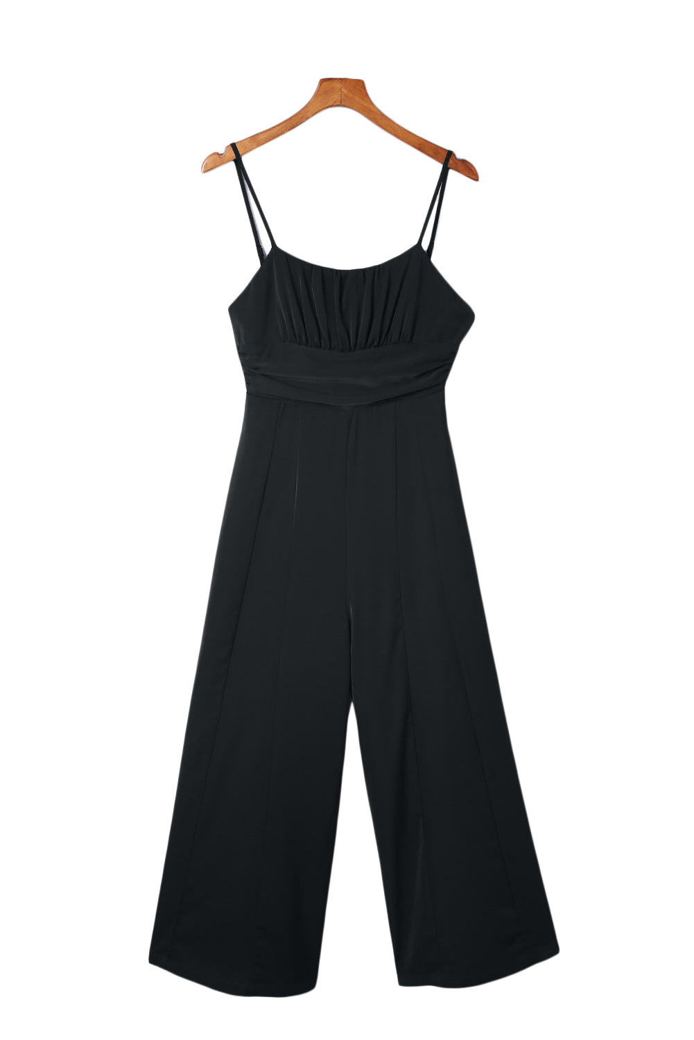 Spaghetti Straps Backless Knot Wide-Leg Jumpsuit