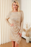 Knot Pack Hip Sequin Dress