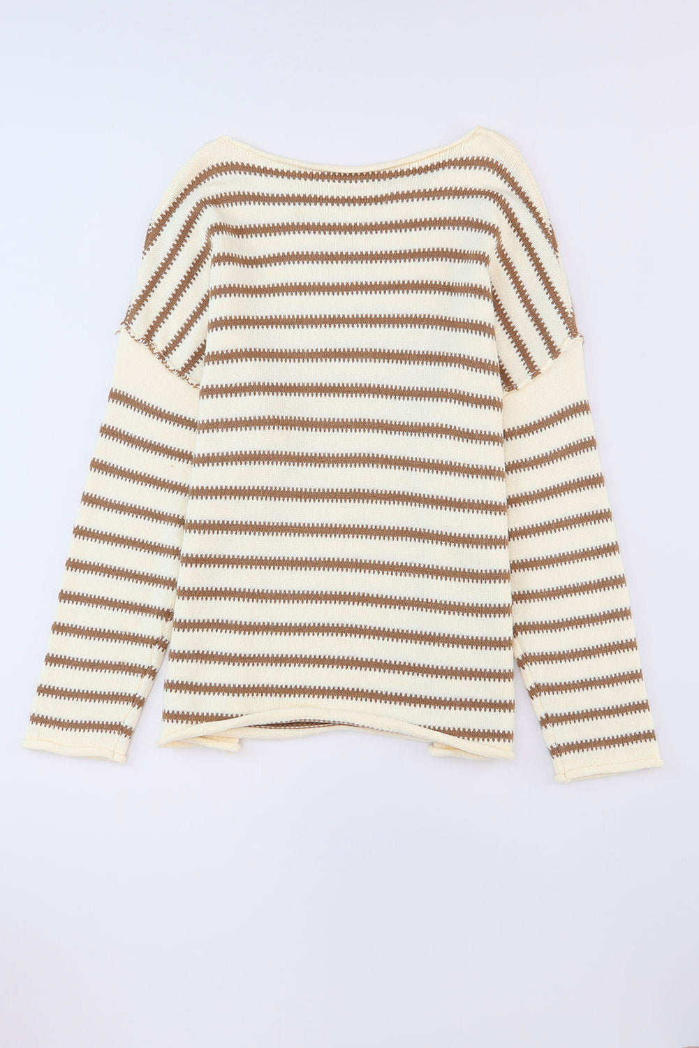 Striped Drop Shoulder Oversized Sweater