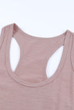 Scoop Neck Basic Solid Tank Top