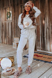 Long Sleeve Pullover and Jogger Pants Lounge Set