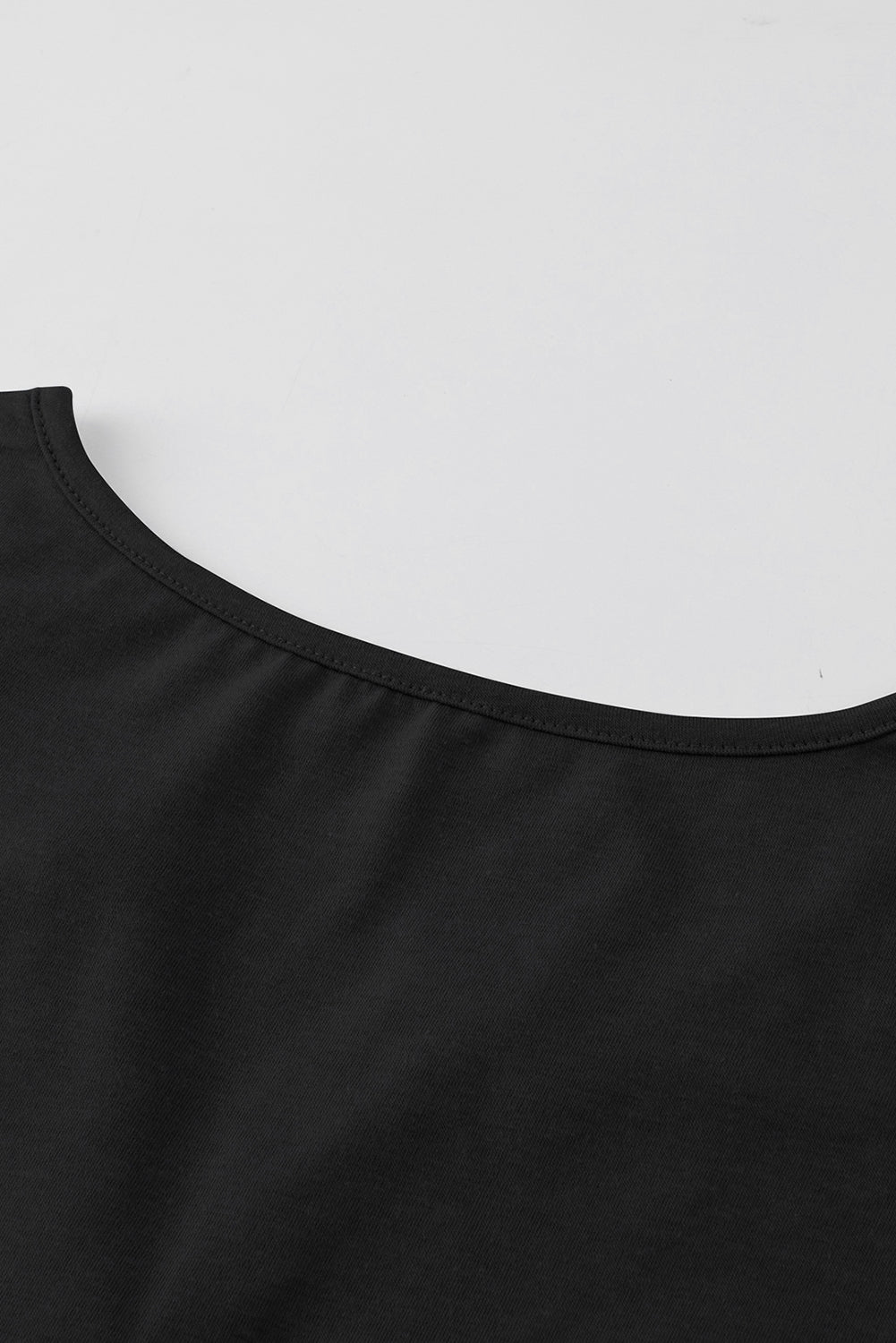 Solid Slim-fit V Neck Tank Top