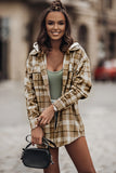 Plaid Shirt Hooded Jacket