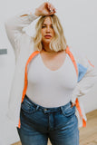 Crinkle Colorblock Chest Pocket Plus Size Shirt