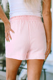 Drawstring Waist Pocketed Lounge Shorts