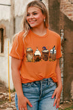 Sweet Floral Pumpkin Graphic Tee