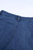 Vintage Casual Pocket Flared Jeans