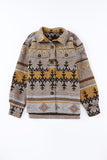 Western Aztec Print Jacket