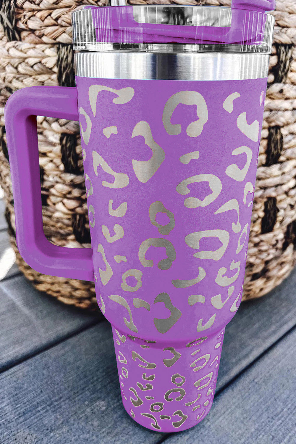 Leopard Spotted 304 Stainless Double Insulated Cup 40oz