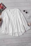 Rekindle Eyelet Button Up Top