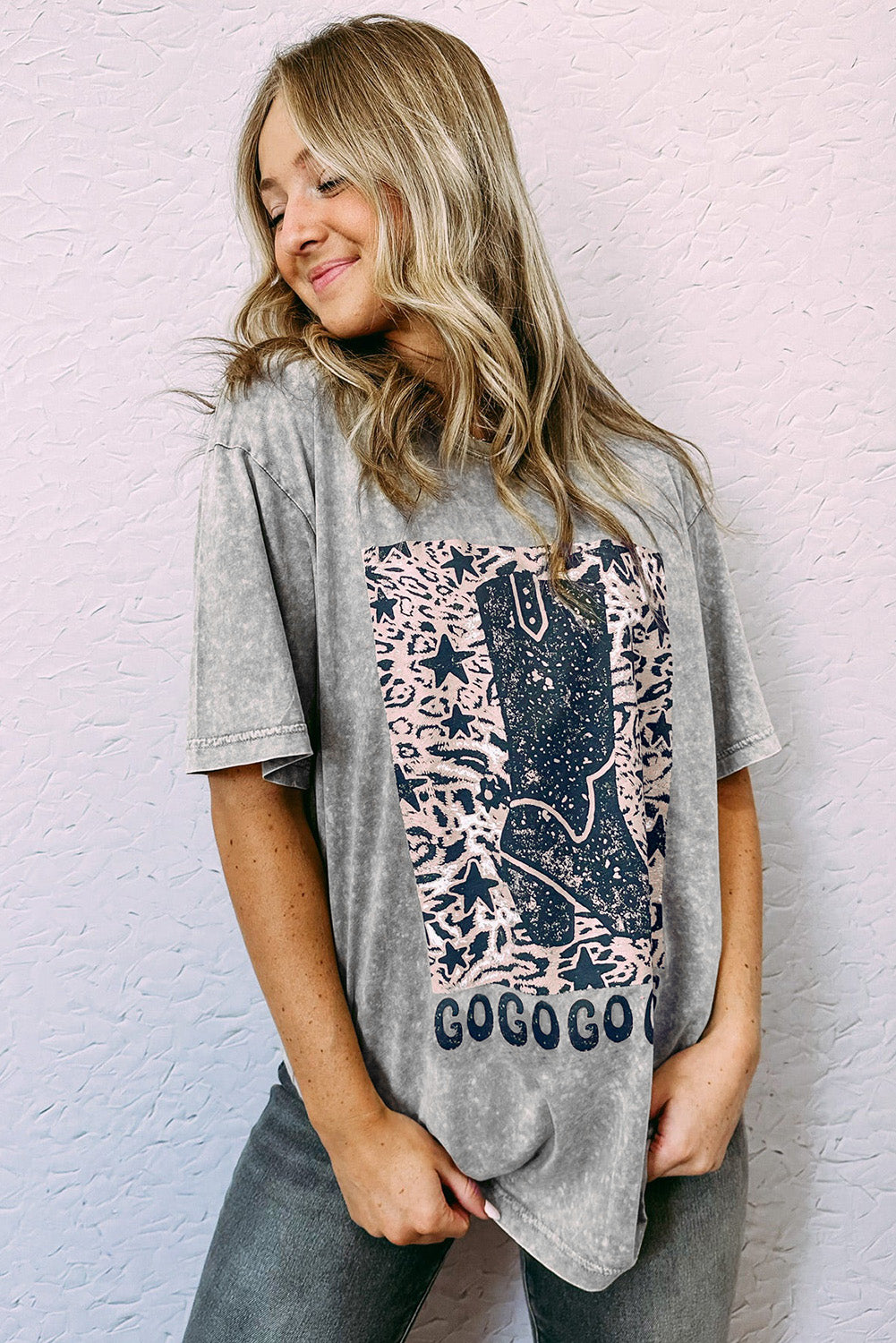 Let's Go Girls Cowboy Boots Graphic Tee