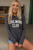 COOL MOMS CLUB Drop Shoulder Sweatshirt