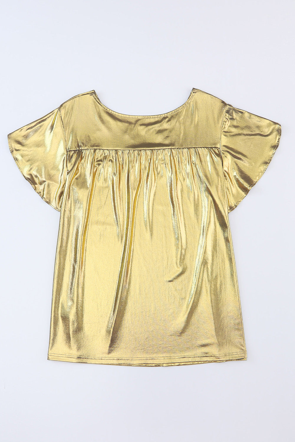 Copper Textured Oversize Foil T-Shirt