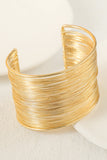 Luxury Heavy Metal High Quality Open Wire Bracelet