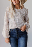 Crew Neck Long Sleeve Blouse