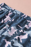 Plus Size Camo Knit Jogger Pants