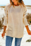 Side Split Tunic Sweater