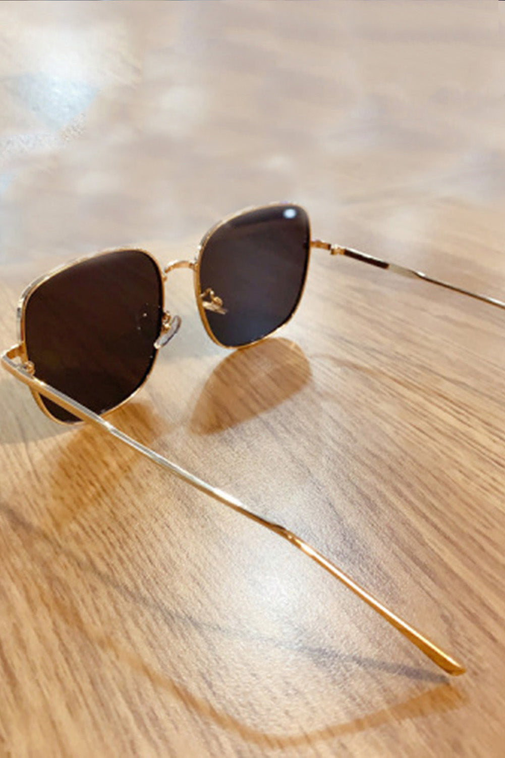 Square Metal Frame Sunglasses