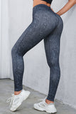 Wide Waistband Leopard Leggings