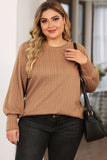 Subtle Cable Knit Plus Size Jumper