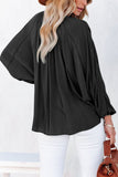 Split V Neck Dolman Top