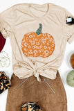 Sweet Floral Pumpkin Graphic Tee