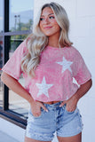 Vintage Star Printed Mineral Wash Graphic Tee