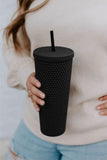 Reusable Matte Plastic Tumbler Cup