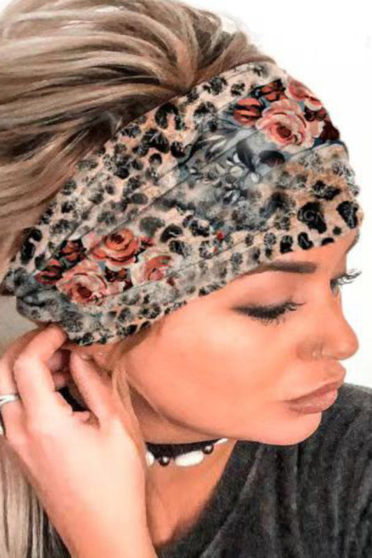 Print Wide Brim Bohemian Sport Headband