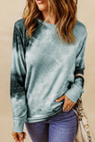 Ombre Tie-dye Long Sleeve Top