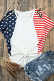 The US Stars and Stripes V Neck Tee