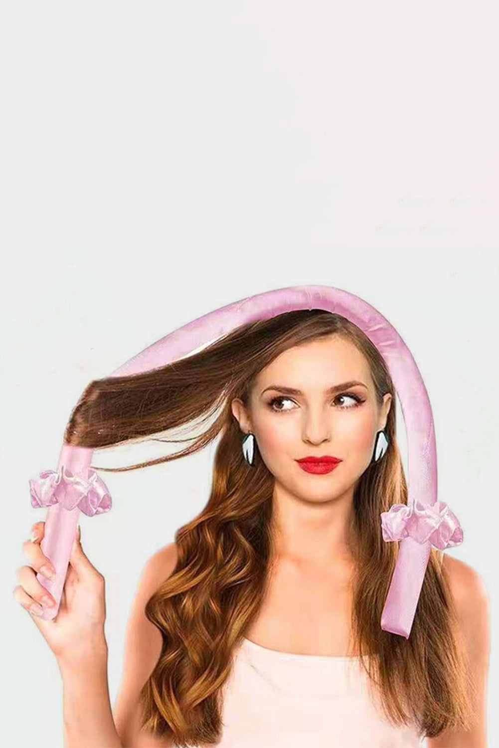 Sponge Heatless Hair Curler Headband