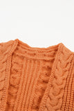 Chunky Knit Open Front Cardigan