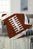 Chestnut Ball Game Fashion Fleece Blanket