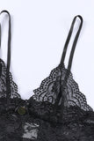 2pcs Lace Spaghetti Straps Lingerie Set