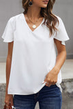 V Neck Short Sleeve Tee