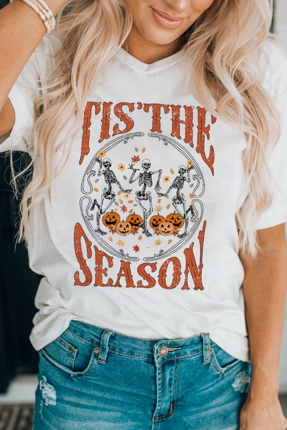 Sweet Floral Pumpkin Graphic Tee