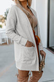 Thermal Waffle Knit Pocketed Cardigan