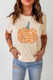 Sweet Floral Pumpkin Graphic Tee