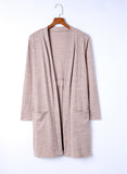 Tunic Back Open Front Cardigan with Pockets