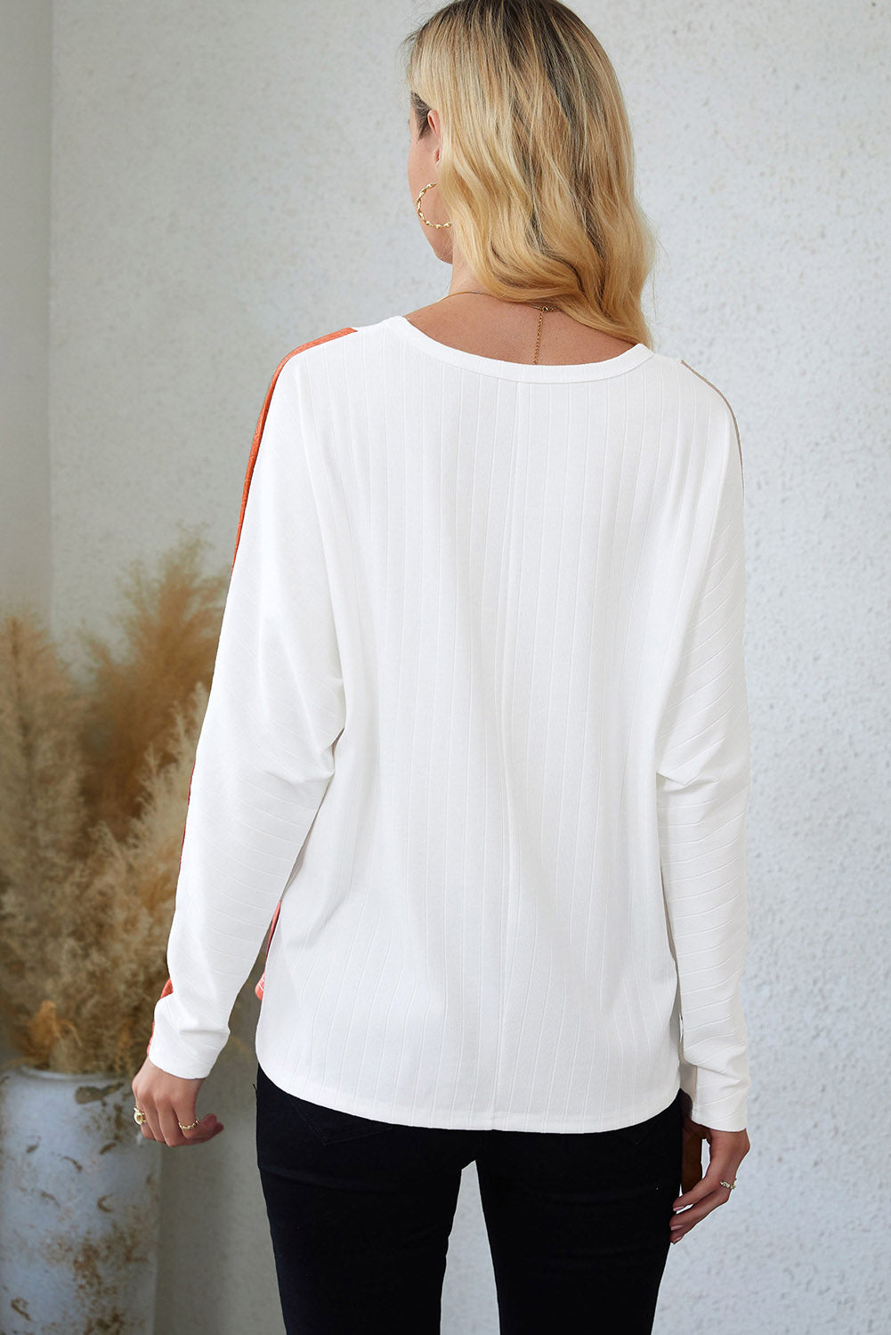 Colorblock Dolman Knit Top