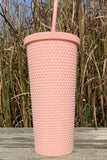 Reusable Matte Plastic Tumbler Cup