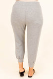 High Waist Pocket Plus Size Skinny Pants