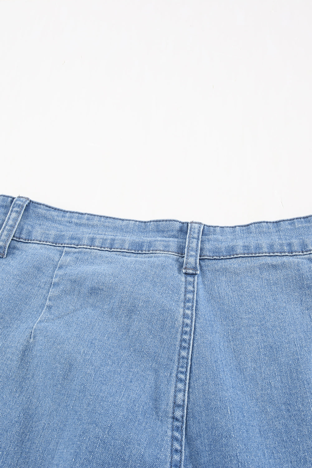 Vintage Casual Pocket Flared Jeans