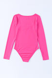 Long Sleeve Square Neck Bodysuit