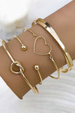 Love Geometric Cross Bracelet 4-piece Set