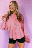 Thunder Bolt Sequin Oversized Hoodie