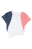 The US Stars and Stripes V Neck Tee